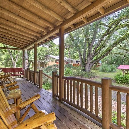 Quiet Inverness Log Cabin With Furnished Deck! Villa Floral City Exterior photo